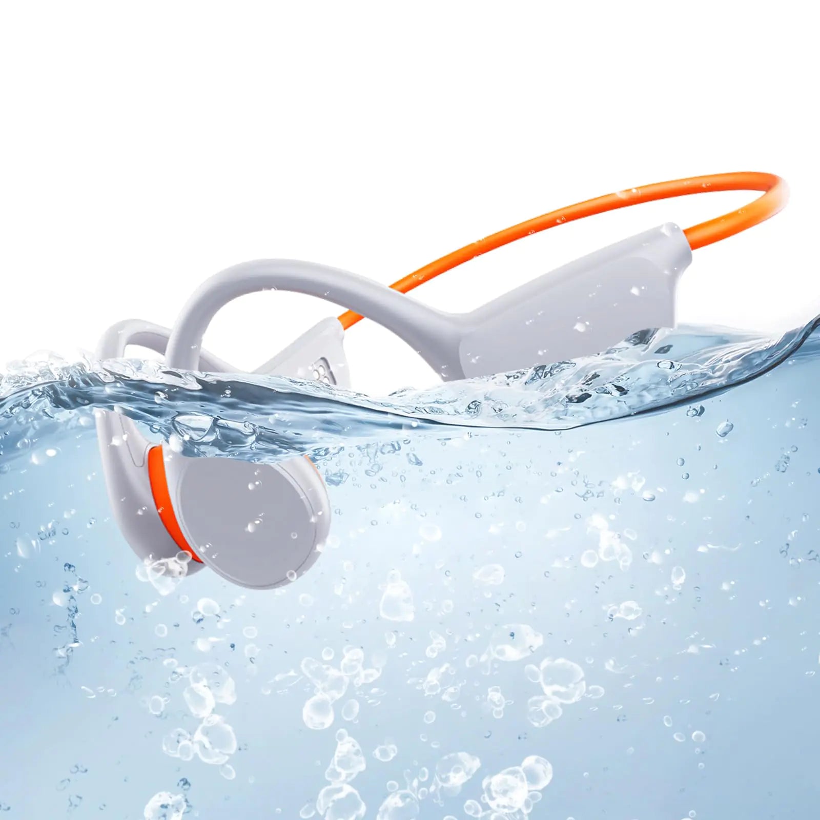 Auriculares de natación Atopskins lPX8 (blancos)