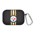 HD GAME TIME Pittsburgh Steelers Case Compatible with Apple AirPods Pro (Stripes)