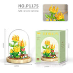 🌿🧱🌹Bloques de construcción de ramo de flores🌹🧱🌿