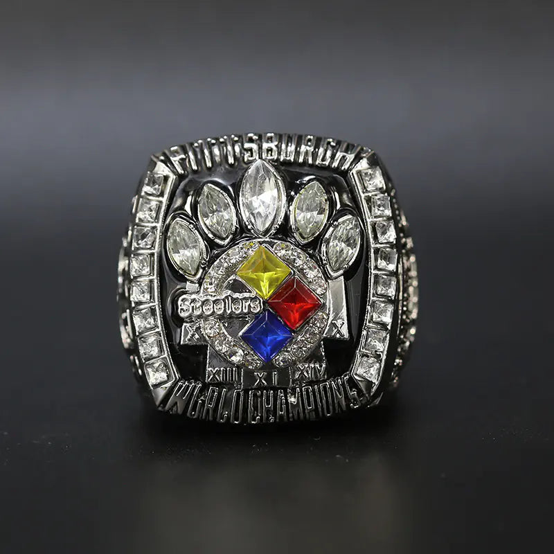 Anillo de Campeonato Super Bowl NFL 2005 de los Pittsburgh Steelers