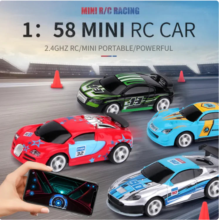 Mini coche con control remoto