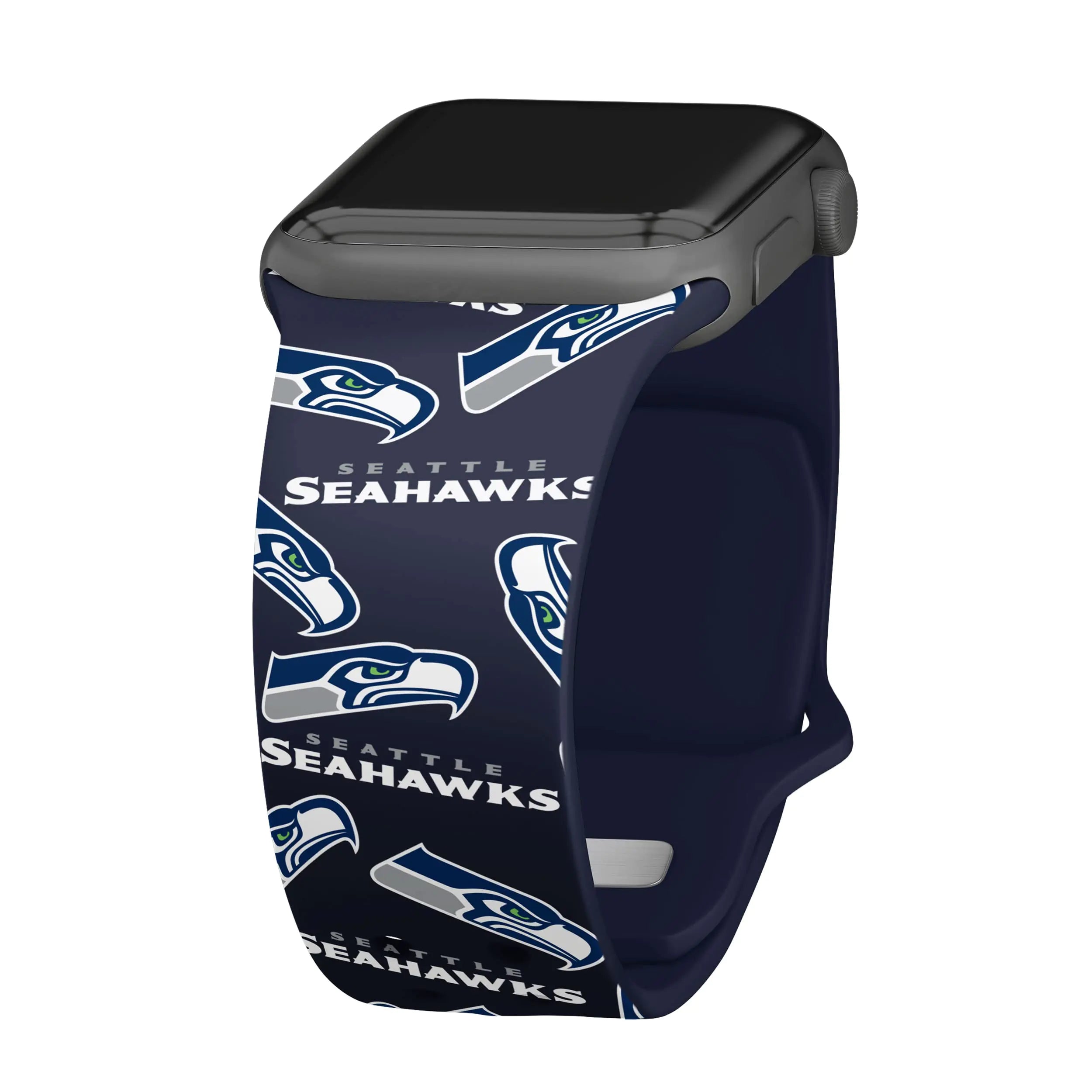 Correa HD Seattle Seahawks GAME TIME Compatible con Apple Watch (38/40/41mm corta aleatoria)