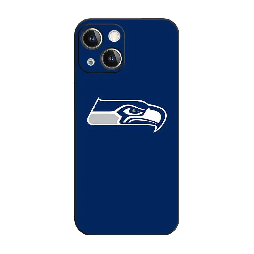 QWLEYCHN Silicone Case Seahawks model for iPhone 14 Shockproof Protective 6.1'' ARTO 14 -HY